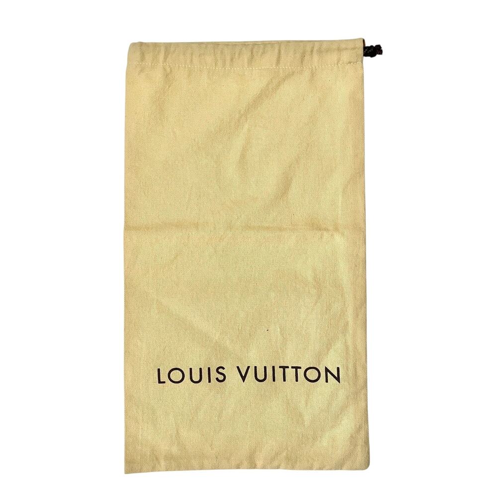 Louis Vuitton Cream Drawstring Dust Bag 9"x 15.5"